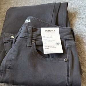 Sonoma Black Pocket Straight Jeans